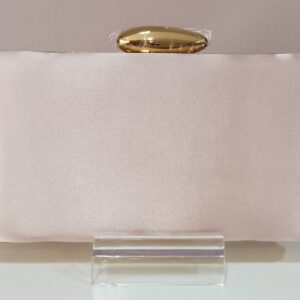 Bolso Clutch de Fiesta Rosa Satinado