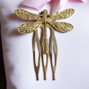 Peinecillo Mini Libélula Dorado