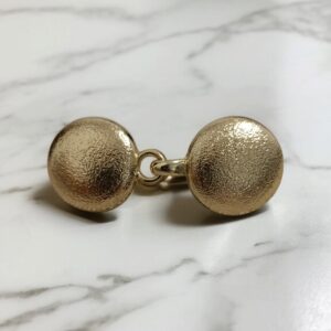 Broche de Pinza Botón Dorado