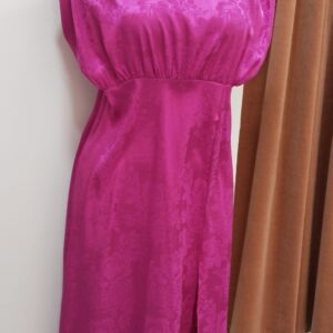 Vestido Midi Buganvilla- Fucsia de Fiesta