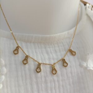 Gargantilla Mini Silueta Virgen Rocío