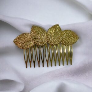 Peinecillo Cuatro Hojas Dorado