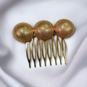 Peinecillo Botón Brilli Dorado
