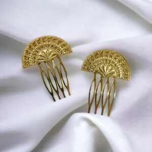 Peinecillo Abanico Oro