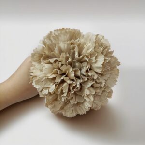 Clavel Flamenca Marrón Pastel