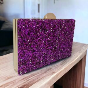 Bolso Clutch de Fiesta con Pedrería Buganvilla
