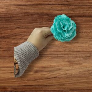 Clavel Pequeño Flamenca Turquesa