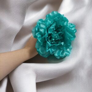 Peonía de Flamenca Grande Turquesa - Verde Agua
