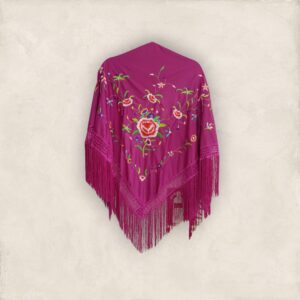 Mantoncillo Buganvilla Bordado Flor de Colores