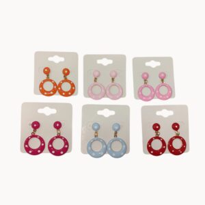 Pendientes Flamenca Niña Lunares Medianos