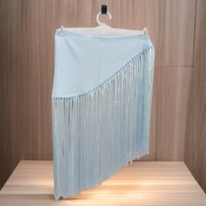 Mantoncillo Liso Niña Celeste