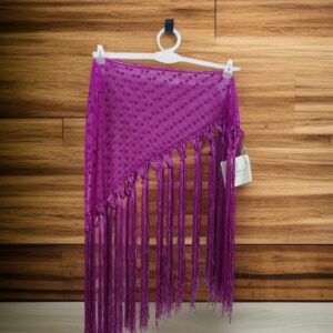 Mantoncillo Niña Plumeti Violeta