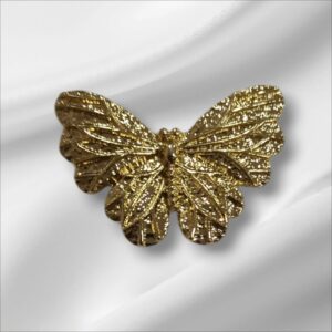 Broche Pequeño Mariposa Dorado