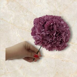 Ramillete de Claveles Malva para Flamenca