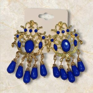 Pendientes Flamenca Diseño Lagrimitas Colores