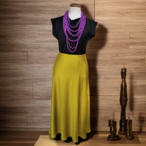 Collar Largo Multi Bolitas Buganvilla