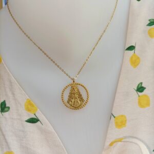 Collar con Medalla Virgen del Rocío