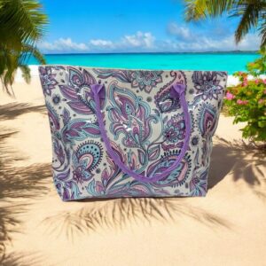 Bolso Playa - Piscina Impermeable Lila