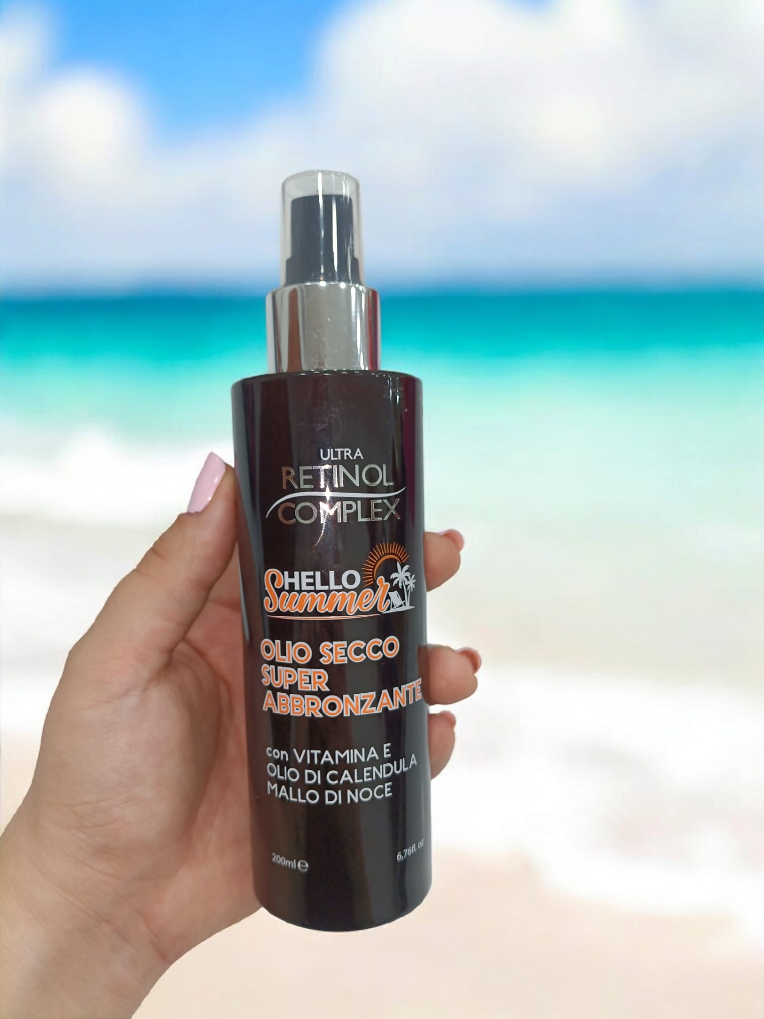Aceite Seco Súper Bronceador Ultra Retinol Complex