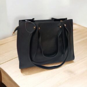 Bolso Shopper de Hombro Negro