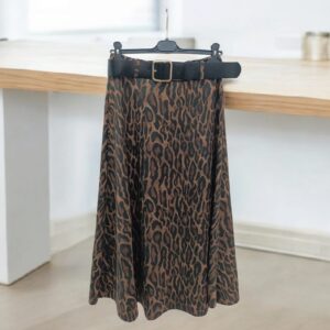 Falda de Antelina Animal Print