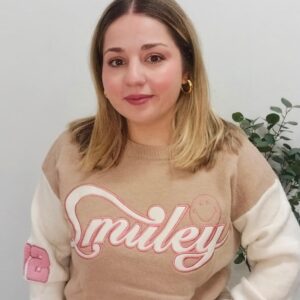 Jersey Smiley Camel - Beige Mujer