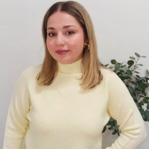 Jersey Liso Cuello Medio Alto Mujer