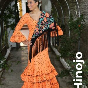 Traje de Flamenca Hinojo