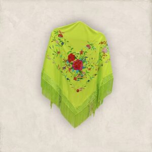 Mantoncillo Lima Bordado Ramillete de Colores