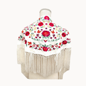 Mantoncillo Primavera Blanco Niña - Adulta