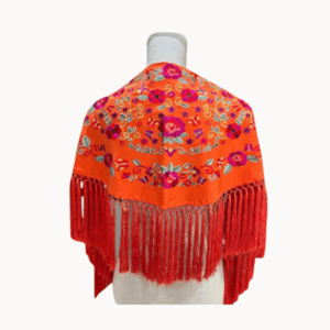 Mantoncillo Primavera Naranja Niña - Adulta