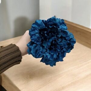 Peonía de Flamenca Grande Azul Petróleo