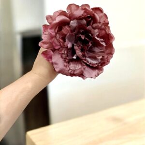 Peonía Abierta de Flamenca Malva