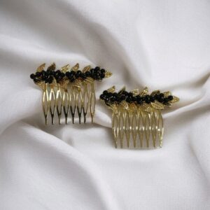 Peinecillo Ramita Bolitas Negras